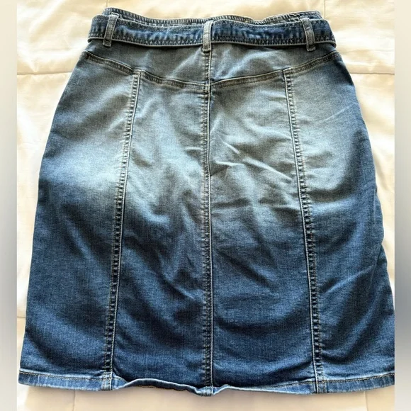 Knox Rose Blue Denim Mini Skirt - Picture 4 of 4